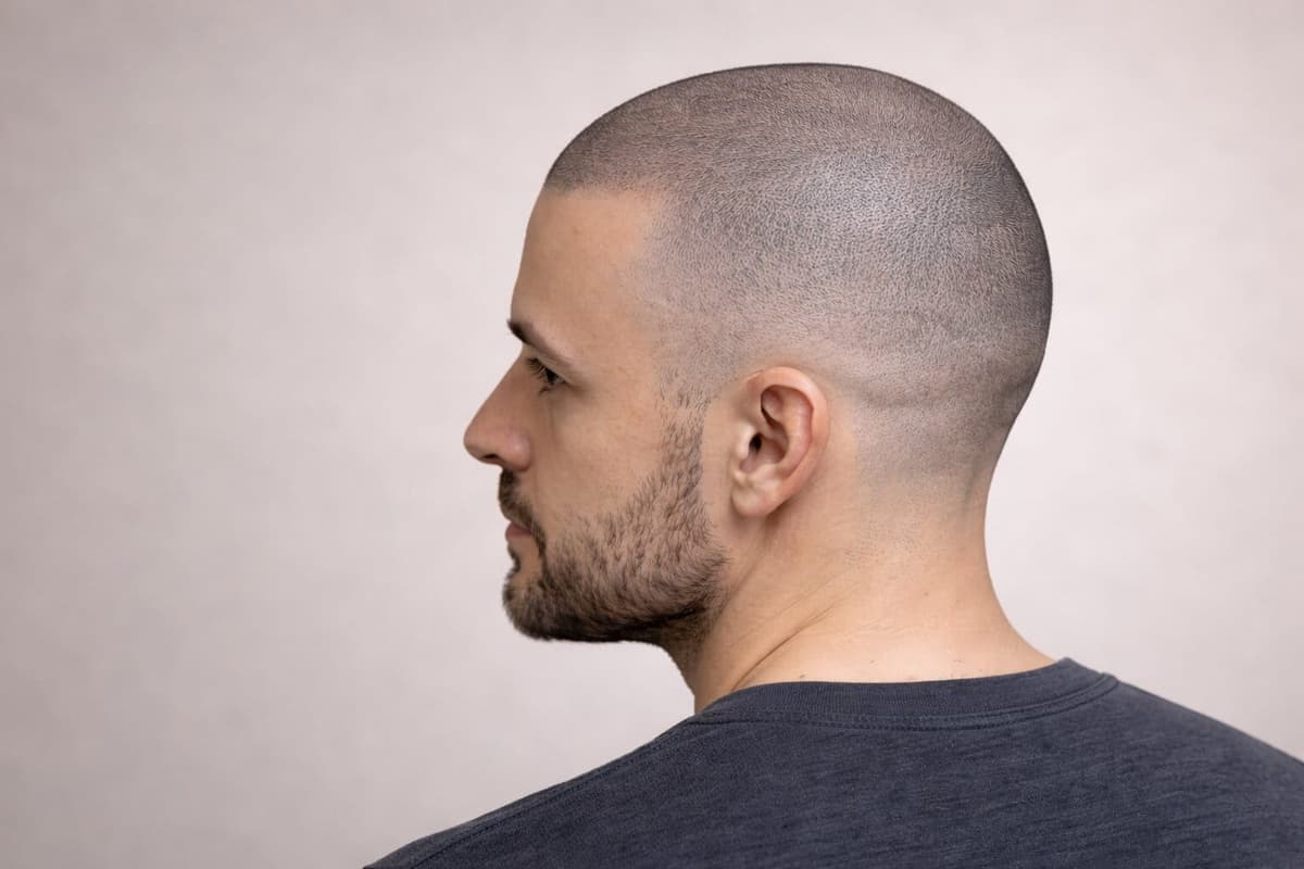 Ergebnis der Trichopigmentierung - natürliches Aussehen